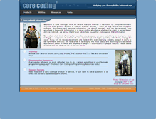 Tablet Screenshot of corecoding.com
